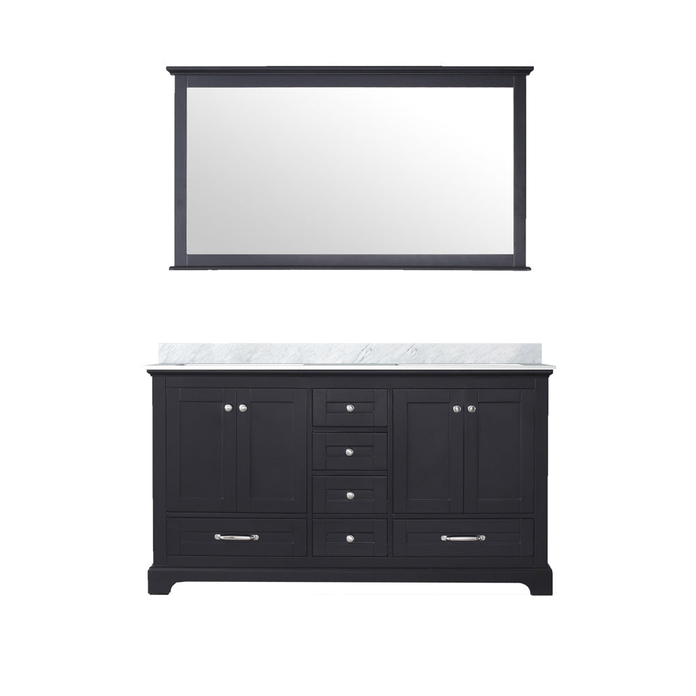Lexora Dukes 60 in. Espresso Double Sink Bath Vanity