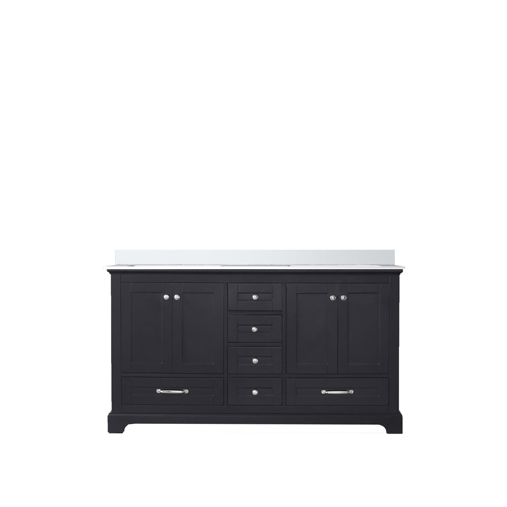 Lexora Dukes 60 in. Espresso Double Sink Bath Vanity