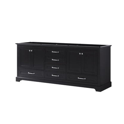 Lexora Dukes 80 in. Espresso Double Sink Bath Vanity