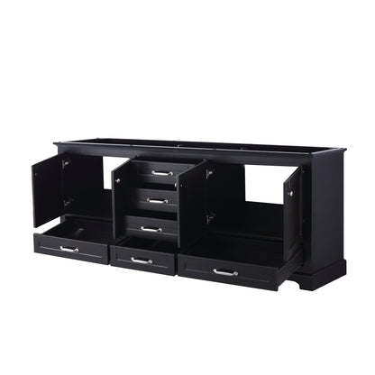 Lexora Dukes 80 in. Espresso Double Sink Bath Vanity