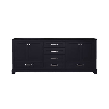 Lexora Dukes 80 in. Espresso Double Sink Bath Vanity