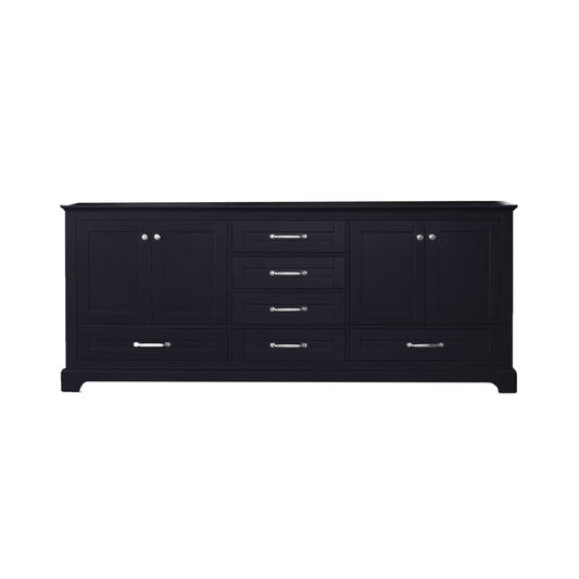 Lexora Dukes 80 in. Espresso Double Sink Bath Vanity