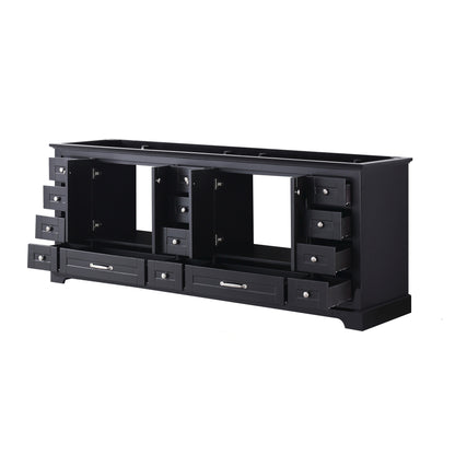 Lexora Dukes 84 in. Espresso Double Sink Bath Vanity