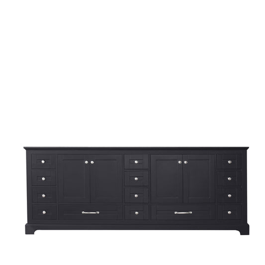 Lexora Dukes 84 in. Espresso Double Sink Bath Vanity