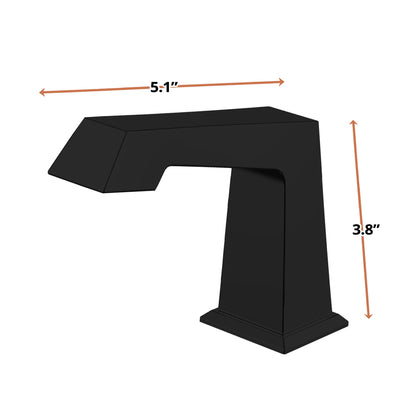 Lexora Balduina 8 in. Widespread 3-Hole Brass Bathroom Faucet in Matte Black