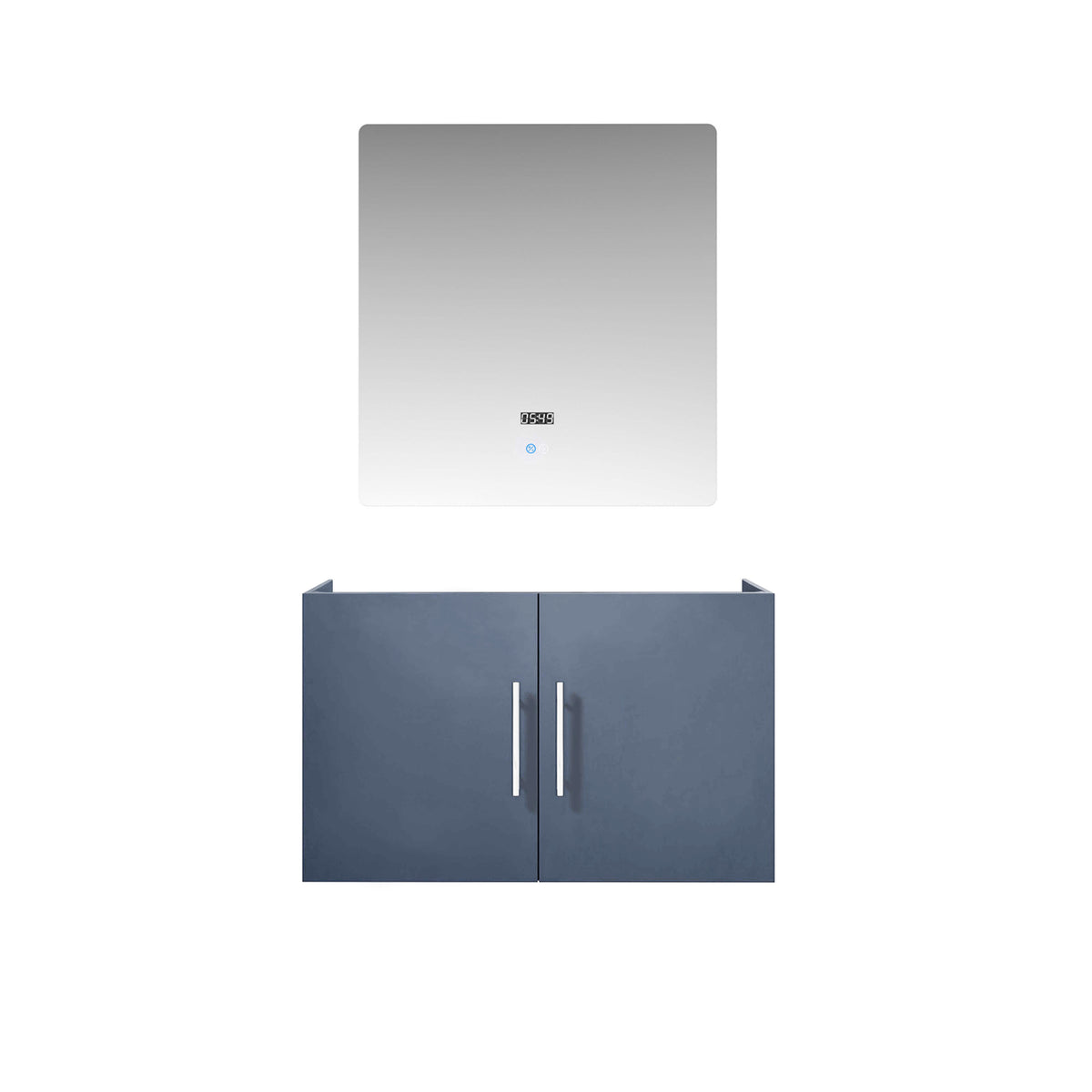 Lexora Geneva 30 in. Dark Grey Single Sink Bath Vanity