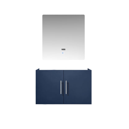 Lexora Geneva 30 in. Navy Blue Single Sink Bath Vanity