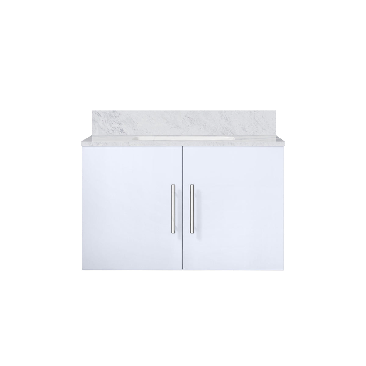 Lexora Geneva 30 in. Glossy White Single Sink Bath Vanity