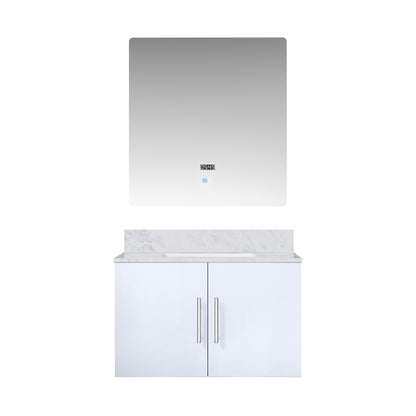 Lexora Geneva 30 in. Glossy White Single Sink Bath Vanity