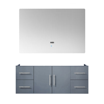 Lexora Geneva 48 in. Dark Grey Single Sink Bath Vanity