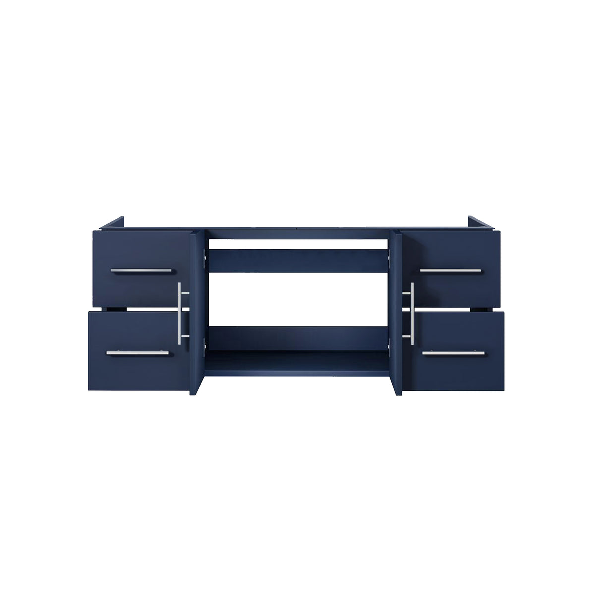 Lexora Geneva 48 in. Navy Blue Single Sink Bath Vanity