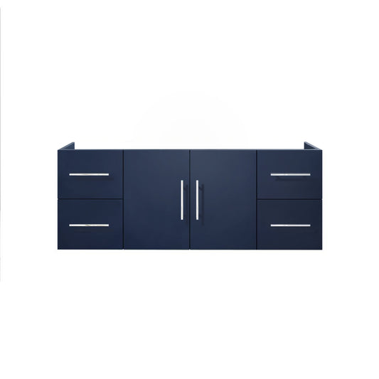 Lexora Geneva 48 in. Navy Blue Single Sink Bath Vanity