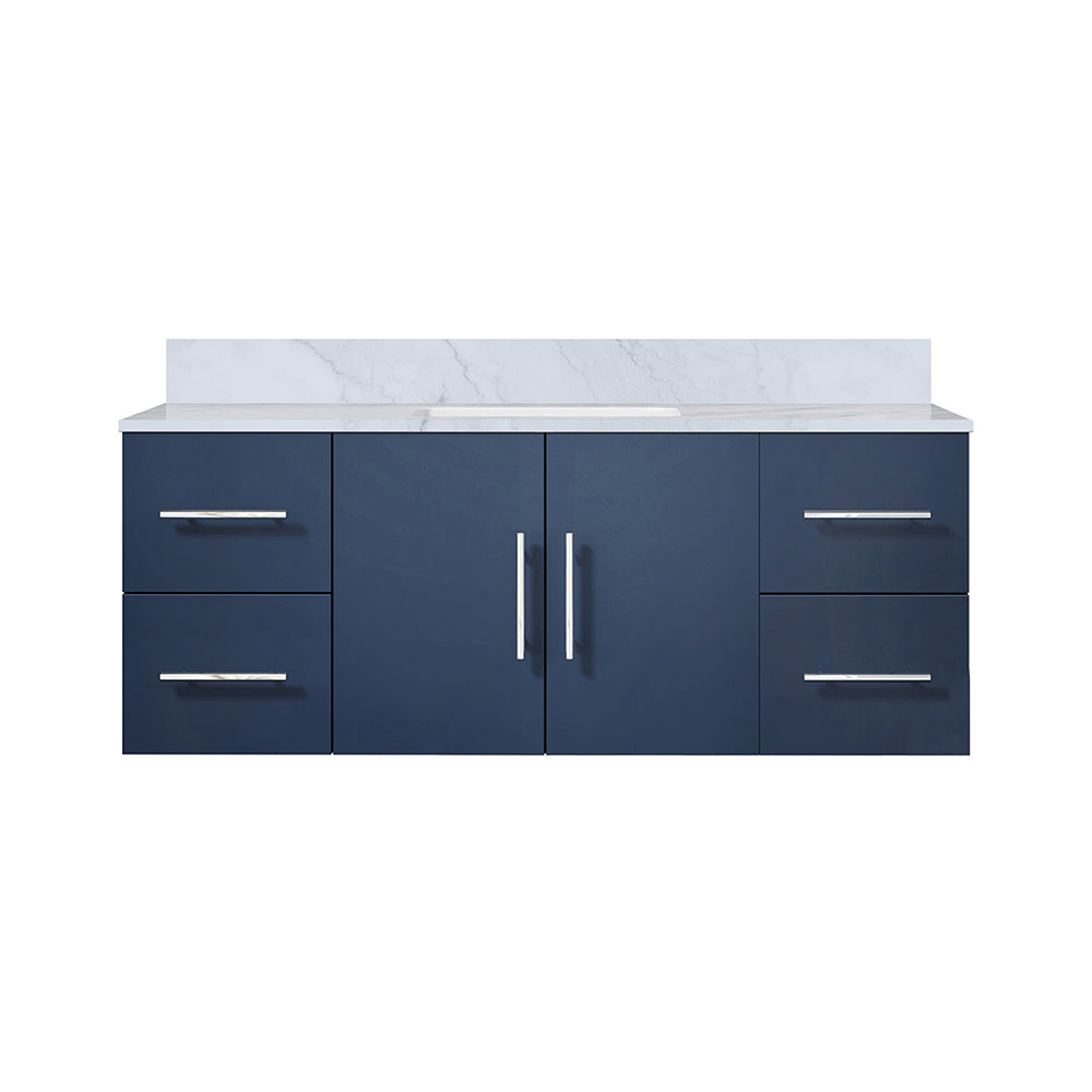 Lexora Geneva 48 in. Navy Blue Single Sink Bath Vanity