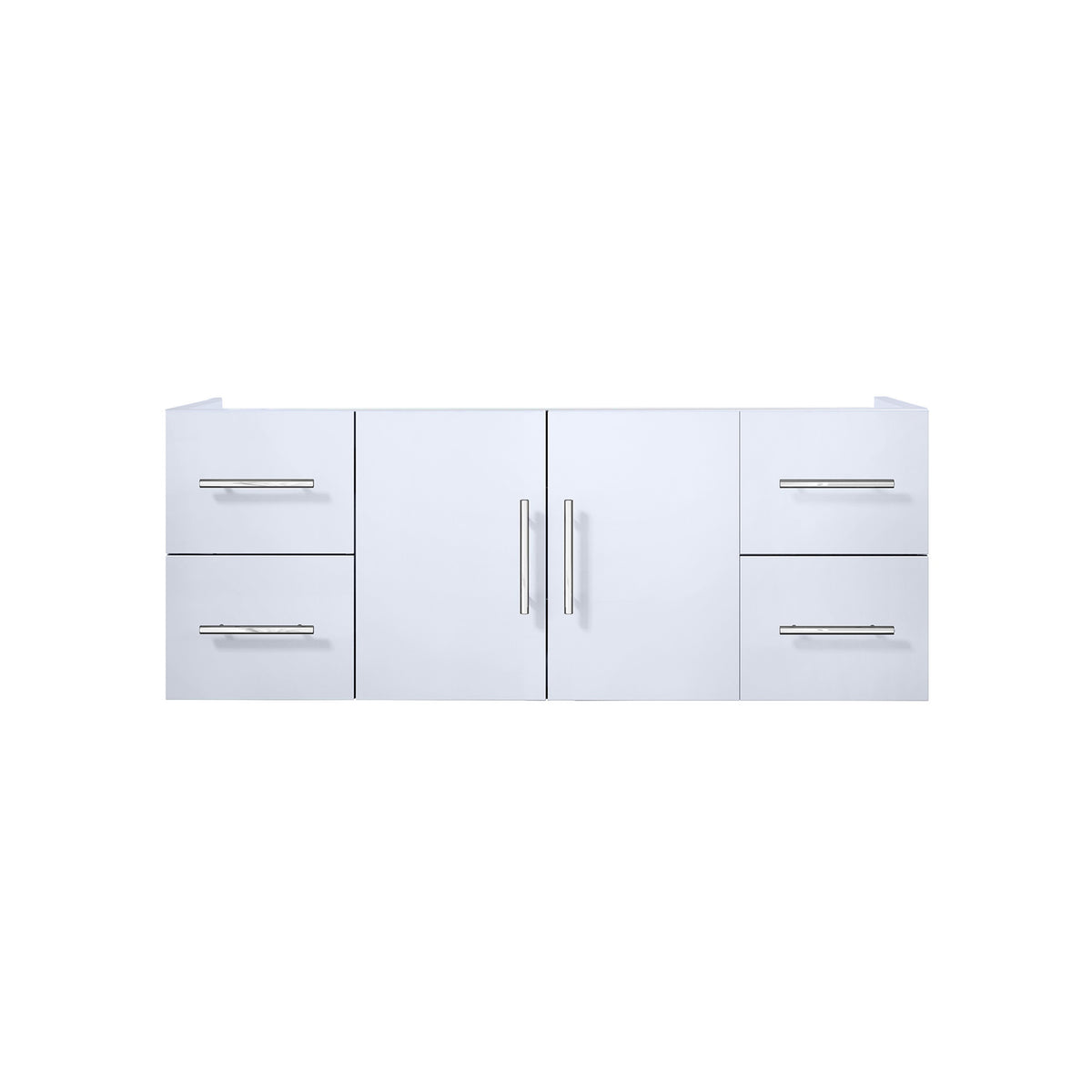 Lexora Geneva 48 in. Glossy White Single Sink Bath Vanity
