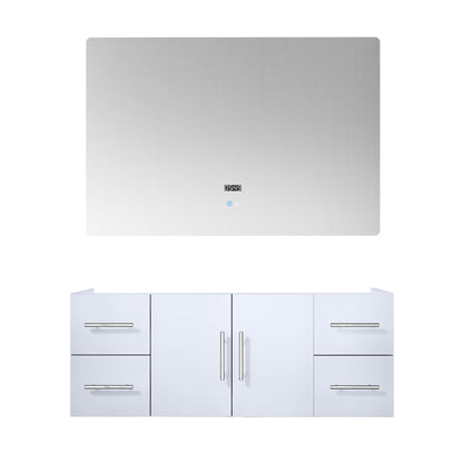 Lexora Geneva 48 in. Glossy White Single Sink Bath Vanity