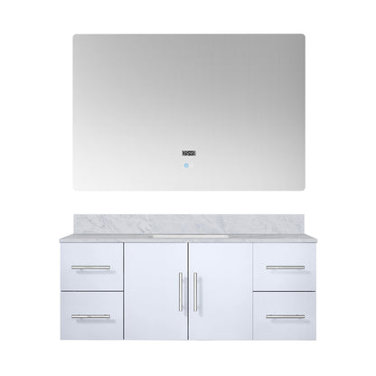 Lexora Geneva 48 in. Glossy White Single Sink Bath Vanity
