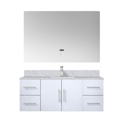 Lexora Geneva 48 in. Glossy White Single Sink Bath Vanity