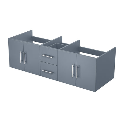 Lexora Geneva 60 in. Dark Grey Double Sink Bath Vanity