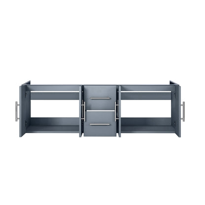 Lexora Geneva 60 in. Dark Grey Double Sink Bath Vanity