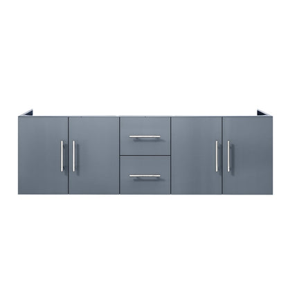 Lexora Geneva 60 in. Dark Grey Double Sink Bath Vanity