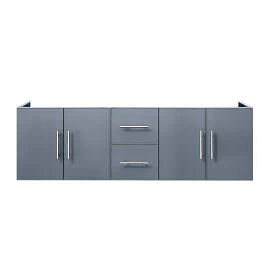 Lexora Geneva 60 in. Dark Grey Double Sink Bath Vanity