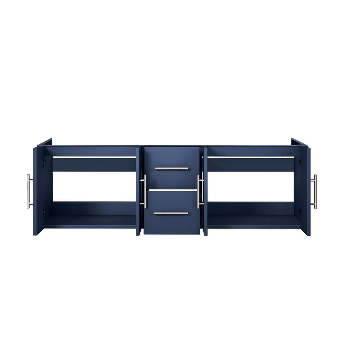 Lexora Geneva 60 in. Navy Blue Double Sink Bath Vanity