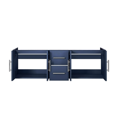 Lexora Geneva 60 in. Navy Blue Double Sink Bath Vanity