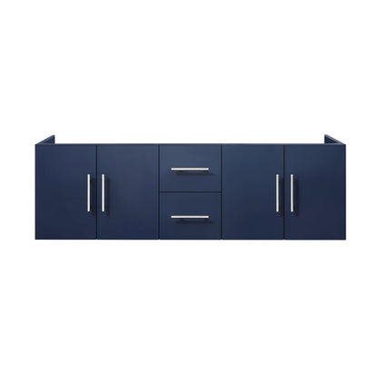 Lexora Geneva 60 in. Navy Blue Double Sink Bath Vanity