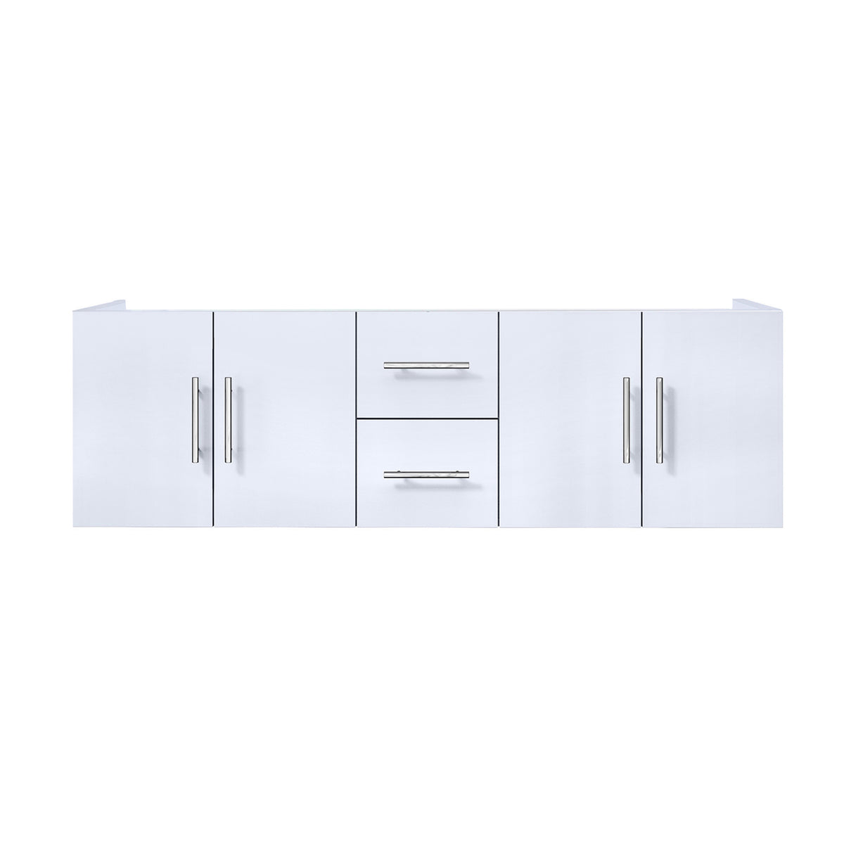Lexora Geneva 60 in. Glossy White Double Sink Bath Vanity