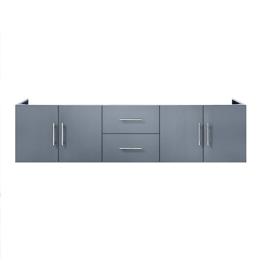 Lexora Geneva 72 in. Dark Grey Double Sink Bath Vanity