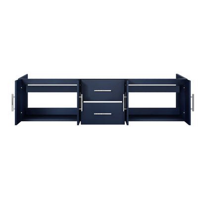 Lexora Geneva 72 in. Navy Blue Double Sink Bath Vanity