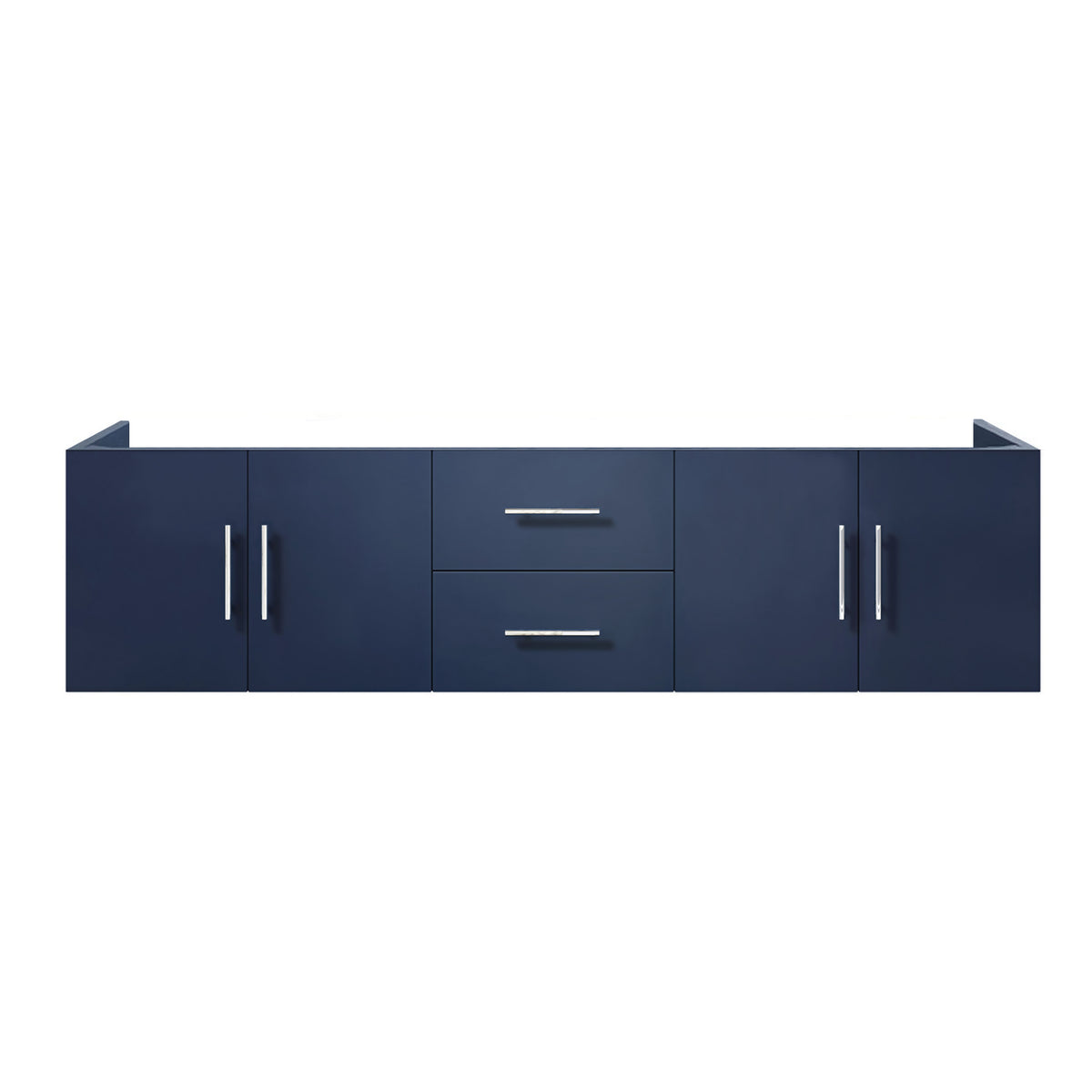 Lexora Geneva 72 in. Navy Blue Double Sink Bath Vanity