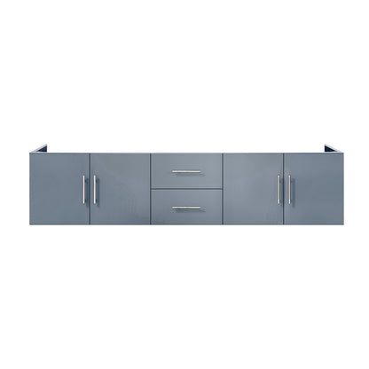 Lexora Geneva 80 in. Dark Grey Double Sink Bath Vanity