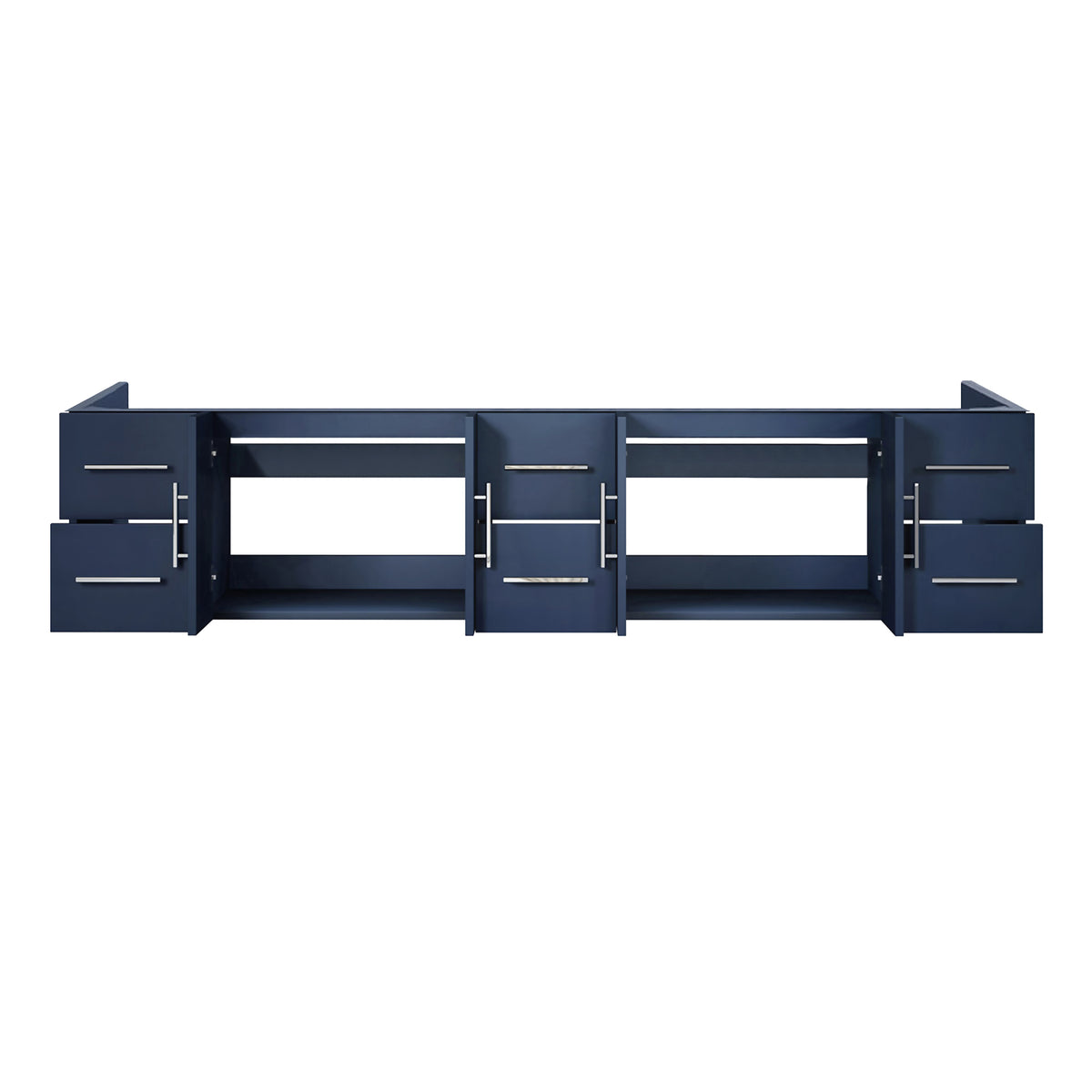 Lexora Geneva 84 in. Navy Blue Double Sink Bath Vanity