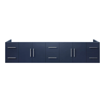 Lexora Geneva 84 in. Navy Blue Double Sink Bath Vanity