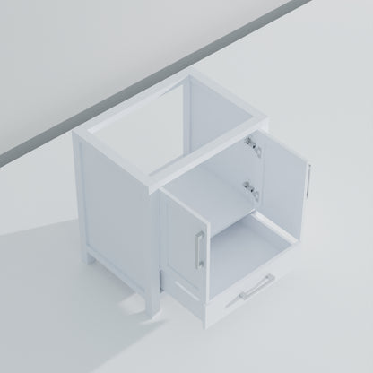 Lexora Jacques 30 in. White Single Sink Bath Vanity