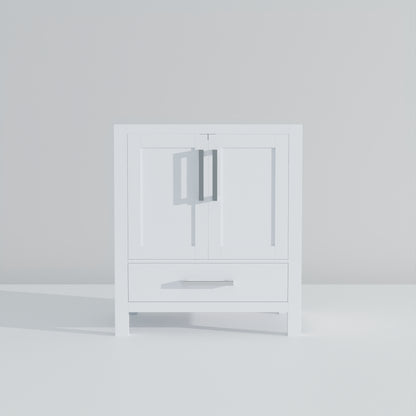 Lexora Jacques 30 in. White Single Sink Bath Vanity