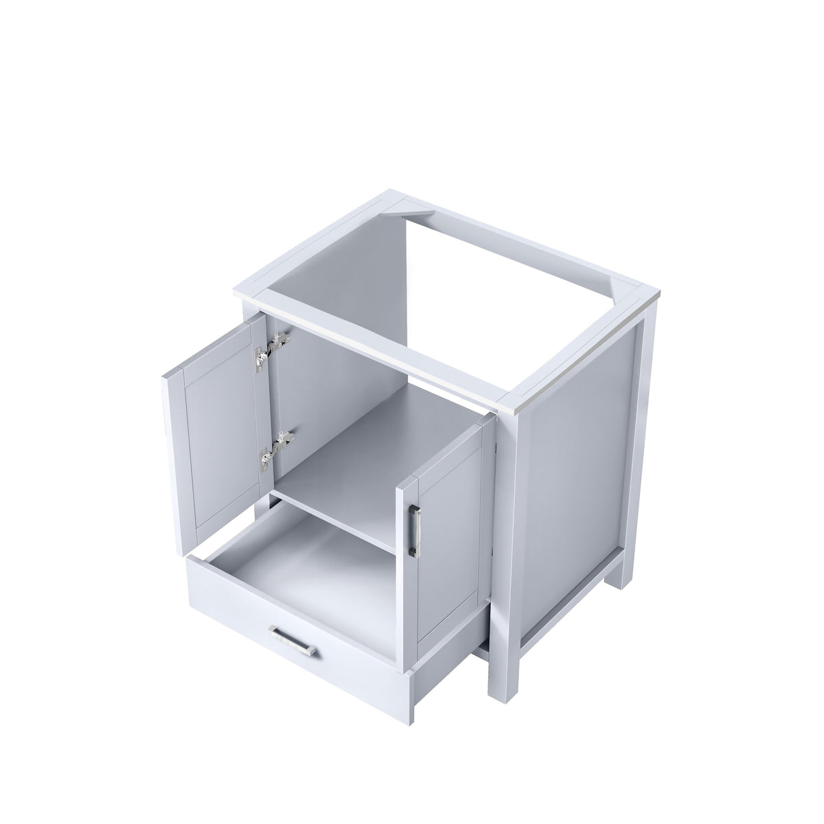 Lexora Jacques 30 in. White Single Sink Bath Vanity