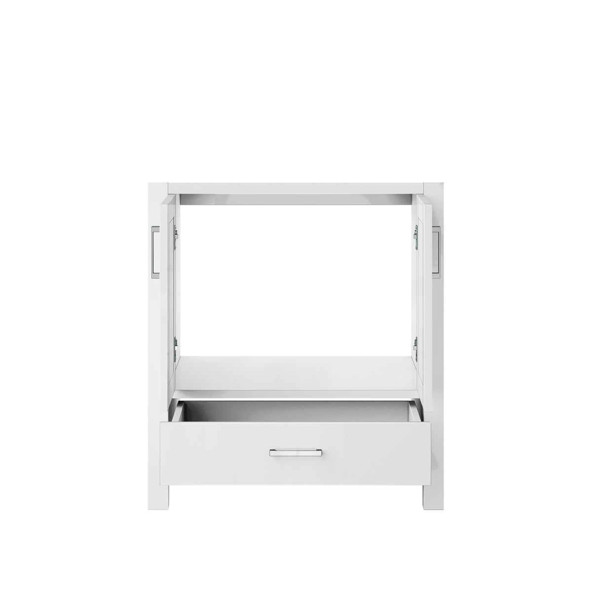Lexora Jacques 30 in. White Single Sink Bath Vanity