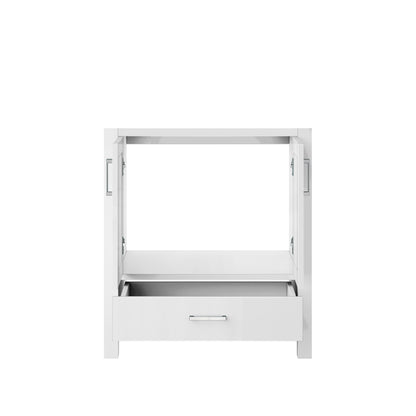 Lexora Jacques 30 in. White Single Sink Bath Vanity