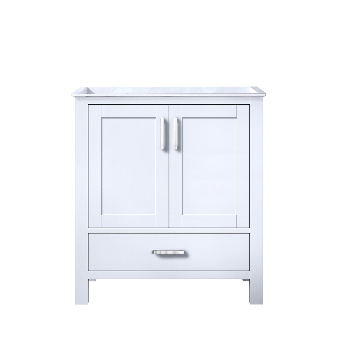 Lexora Jacques 30 in. White Single Sink Bath Vanity