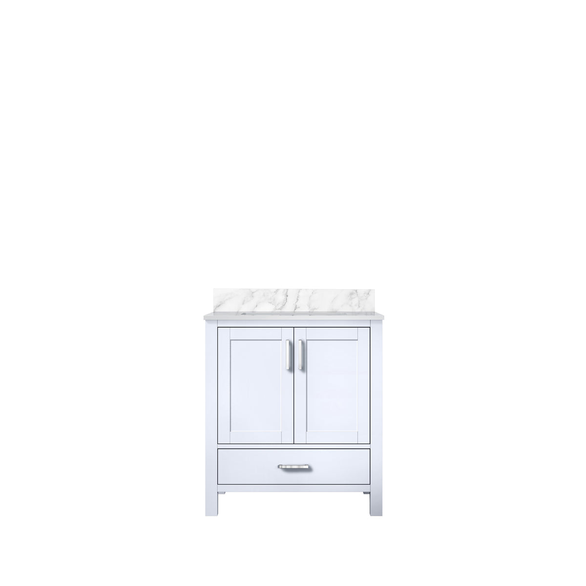 Lexora Jacques 30 in. White Single Sink Bath Vanity