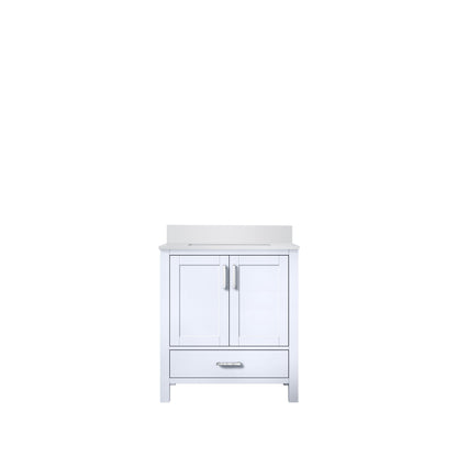 Lexora Jacques 30 in. White Single Sink Bath Vanity