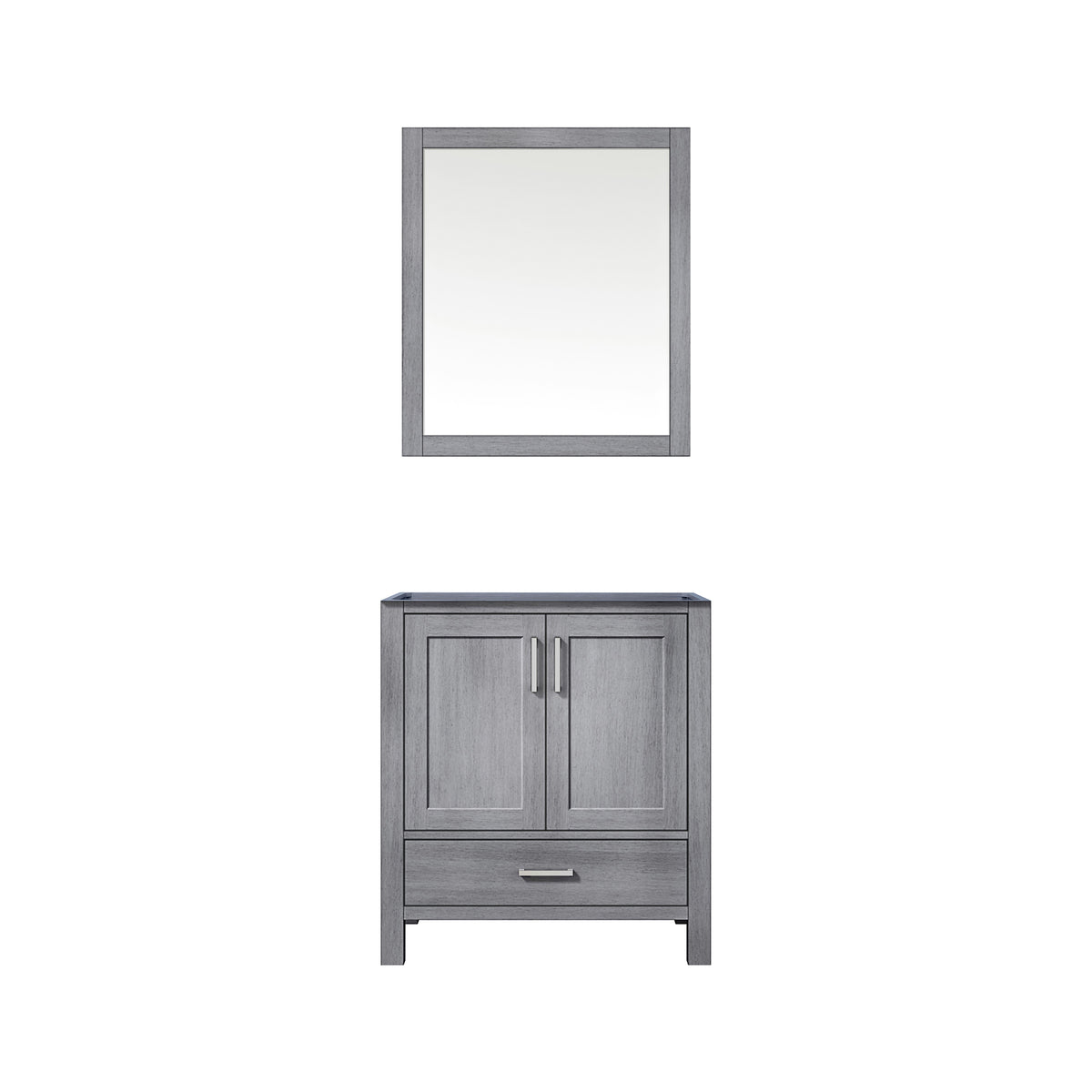 Lexora Jacques 30 in. Distressed Grey Single Sink Bath Vanity