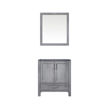 Lexora Jacques 30 in. Distressed Grey Single Sink Bath Vanity