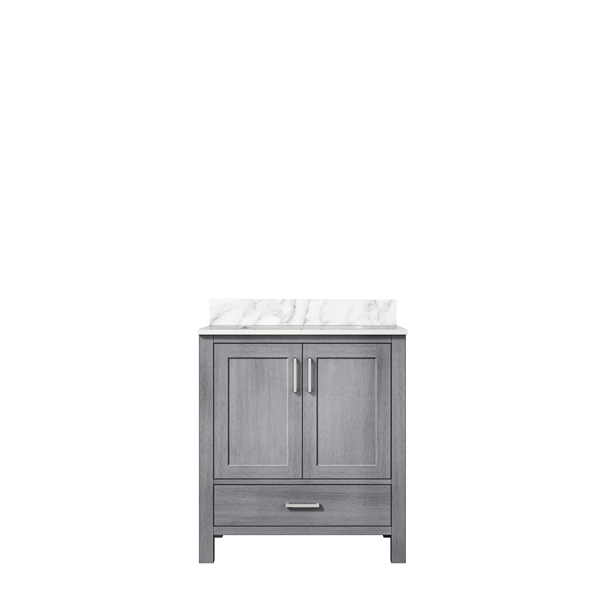 Lexora Jacques 30 in. Distressed Grey Single Sink Bath Vanity
