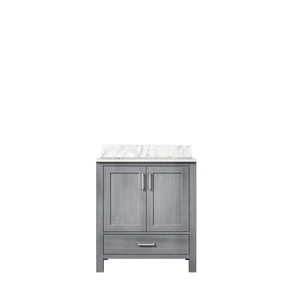 Lexora Jacques 30 in. Distressed Grey Single Sink Bath Vanity