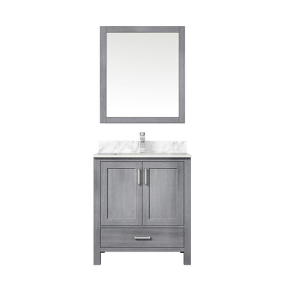Lexora Jacques 30 in. Distressed Grey Single Sink Bath Vanity