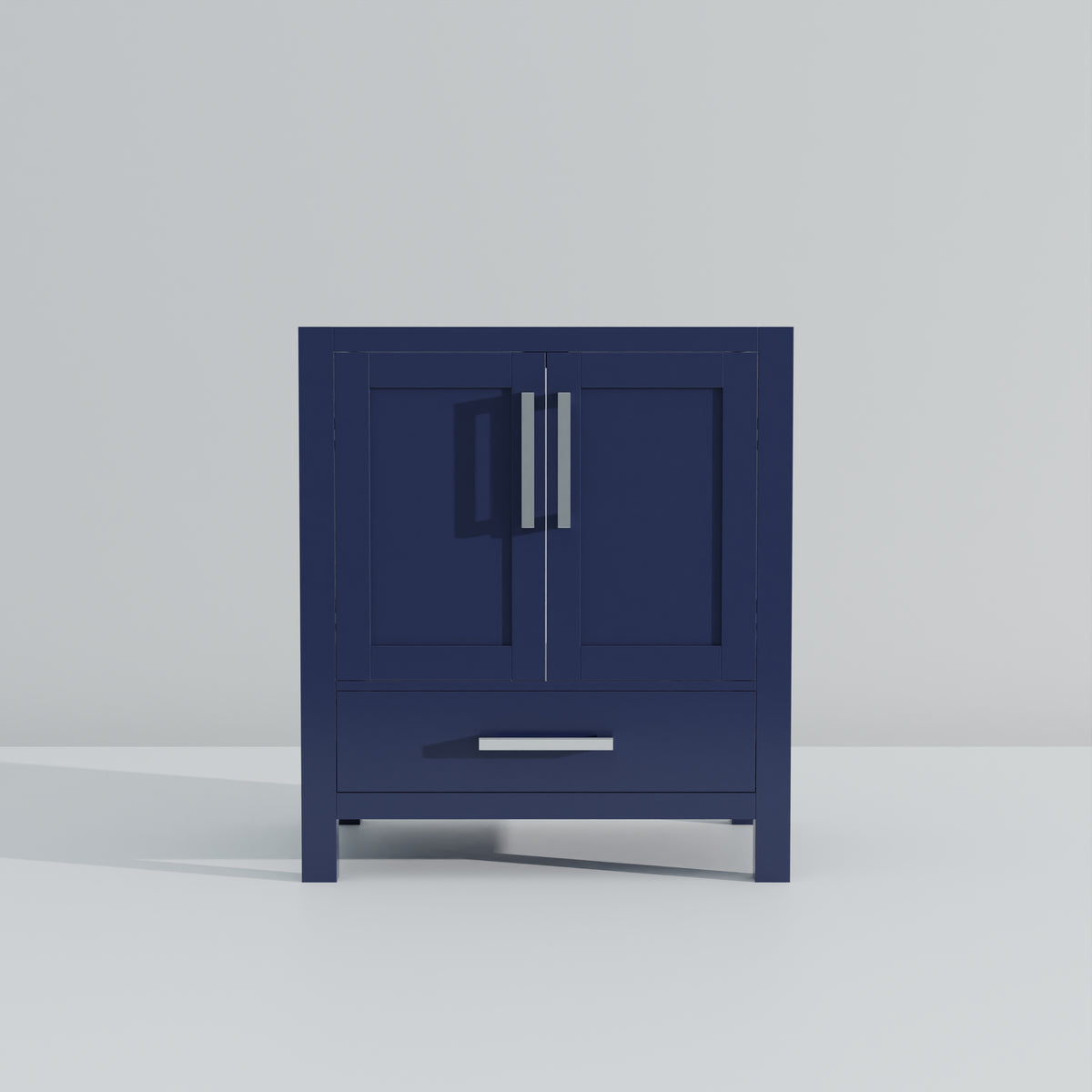 Lexora Jacques 30 in. Navy Blue Single Sink Bath Vanity