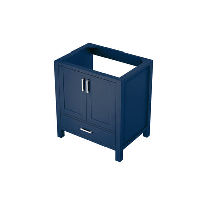 Lexora Jacques 30 in. Navy Blue Single Sink Bath Vanity